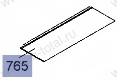 Стеклополка в сборе