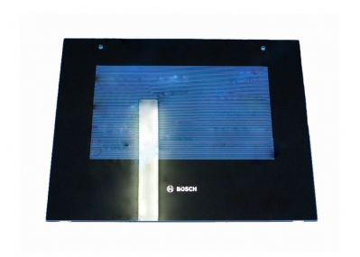 Стекло двери наружное с логотипом для духовки Bosch 712864