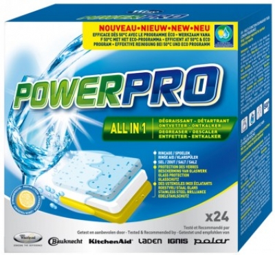 Таблетки для посудомоечной машины WPRO POWERPRO 24 шт (SWP 81473) 484000001148