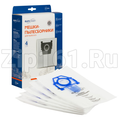 Мешки пылесборники, 4 шт Euroclean для пылесоса E-53/4